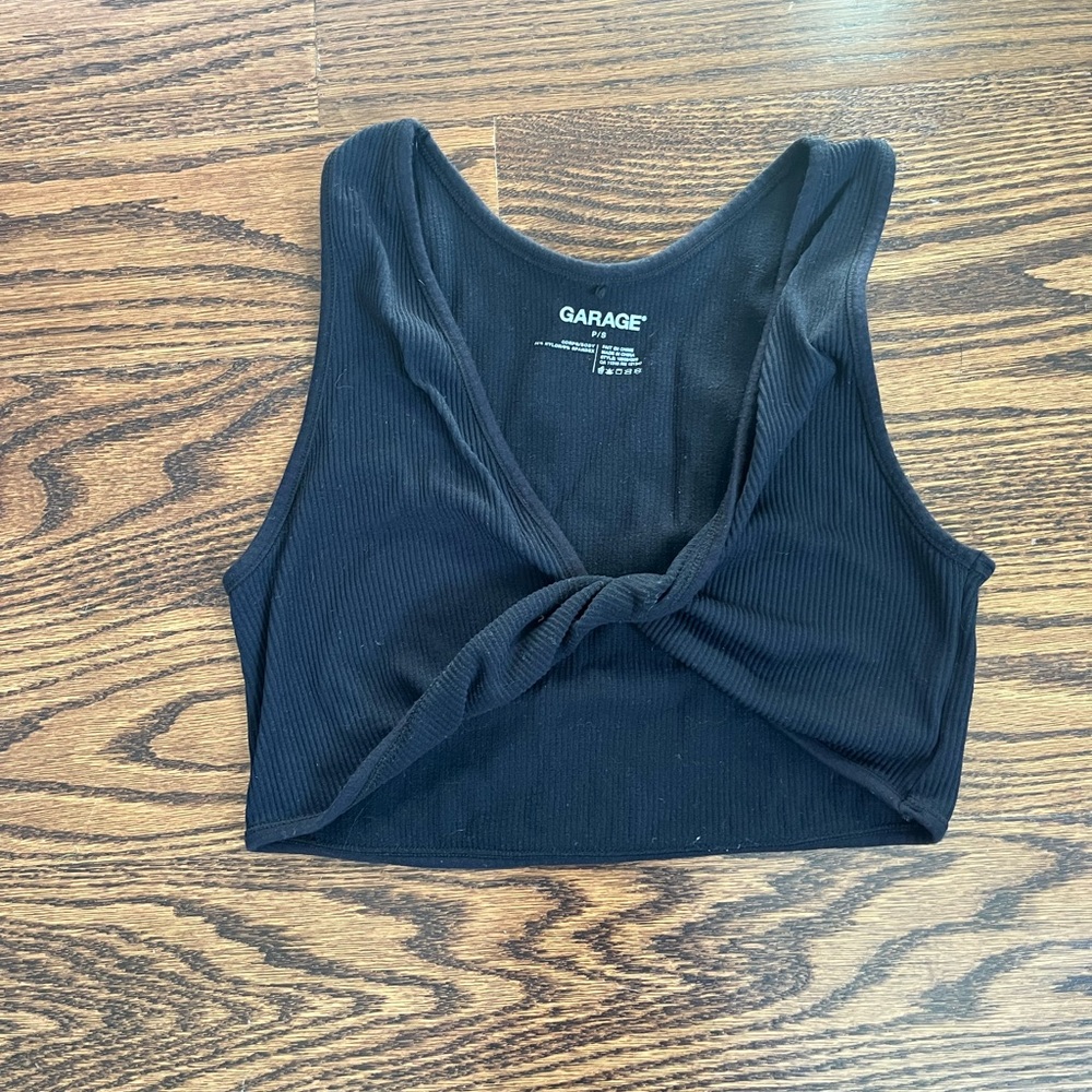 Garage small crop top